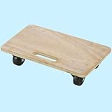 木製平台車（ゴム車輪） 30×45 MD-3045R