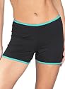 Fitted Shorts with Contrast Trim