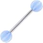 Sky Blue BEACH BALL Barbell Tongue Ring