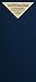 75 Dark Navy Blue Linen 80# Cover Paper Sheets - 4