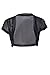 The Lovely Mesh Sheer Short Sleeve Cropped Bolero Shrug