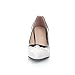 Charm Foot Vintage Lady Womens High Heel Mary Jane Pumps Dress Shoes