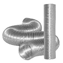 DUNDAS JAFINE, INC MFX38X "FLEXIBLE" DUCTING 3"x8'- ALUMINUM