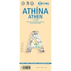 Laminated Athens Map by Borch (English Edition): Borch