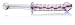 Don Wand Glass Pleasure Wand with Handle, Old Glory Helix