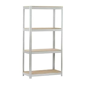 Edsal 4-shelf Galvanized Steel Shelving Unit 30 In. W X 15 In. D X 60 In. H