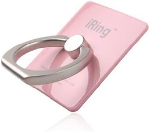 ForLazzy ® Kickstand, Universal Ring Stand 360 Degree Rotating Grip Ring Holder + Car Holder Mount Holder Cell Phone and Tablets Anti Drop Ring for Apple Android (Ring - Pink)