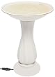 API 670  20 Inch Heated Birdbath On Pedestal