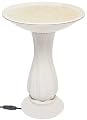 API 670  20 Inch Heated Birdbath On Pedestal