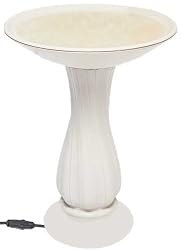 API 670  20 Inch Heated Birdbath On Pedestal