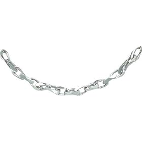 WhiteGoldFancyLinkChainBracelet