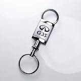 Infiniti G35 Logo Silver Valet Key Chain
