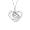 Sterling Silver Aladdin Princess Jasmine Pendant - Officially Licensed Disney Princess Jewelry Length 16 inches (Lengths 14 inches 16 inches 18 inches Available)
