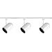 Royal Pacific 7904WH 4-Foot 1 Floating Feed, 3 75-Watt Roundback Cylinder Heads Straight Track Light Pack, White Finish