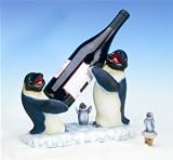 Penguin Wine Bottle Holder with Wine Bottle Topper