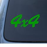 4 X 4 - Car, Truck, Notebook, Vinyl Decal Sticker 1000 | Vinyl Color: Green by NS-FX