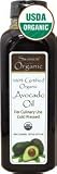 100% Certified Organic Avocado Oil 16 fl oz (473 ml) Liquid