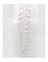 Japanese silk cord Fresh Water Pearl Necklace