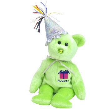 Ty Original Beanie Baby Happy Birthday (August)