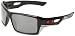 Oakley Eyepatch 2 OO9136-15 Iridium Rectangular Sunglasses,Polished Black,64 mm