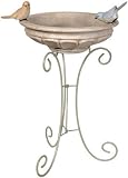 Living Accents Leaf Tripod Bird Bath (015414-00)