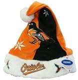 Baltimore Orioles Color Block Santa Hat