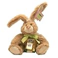 Ghirardelli Chocolate Tucker Plush Easter Bunny with Assorted Square Chocolates, 12 Squares