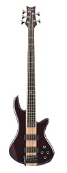 Schecter Stiletto Elite-5 Bass Guitar (5 String, See-Thru Cherry)