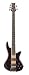 Schecter Stiletto Elite-5 Bass Guitar (5 String, See-Thru Cherry)