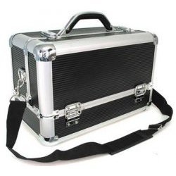 Cosmetic Train Case in Black (Black) (15.5