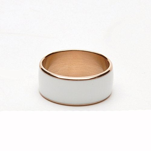 Boblov JAKCOM R3 Smart Ring Titanium NFC Signature Ring Multifunction Magic Rings Waterproof NFC Feature Android Smart Phone For Samsung /HTC/ Sony/ LG (7(54mm), White)