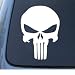 THE PUNISHER - Marvel Comics - Car, Truck, Notebook, Vinyl Decal Sticker #1042 | Vinyl Color: White