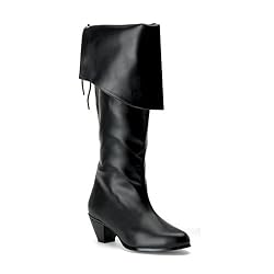 Funtasma Piraten-Stiefel Maiden-2025 Kunstleder schwarz Gr.42,5