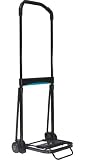 Kantek Folding Luggage Cart with Locking Telescoping Handle, 110 Pound Capacity (LGLC110)