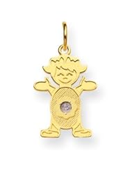 Genuine IceCarats Designer Jewelry Gift 14K Girl 2.5Mm Synthetic
