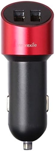 Innerexile Car Charger for Most of USB cable - Retail Packaging - Red