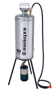 Extreme SC w/Stove,Soft Case Battery Powered Water Heater with Hose