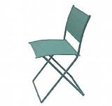 sage green folding garden chair