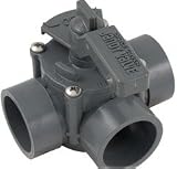 Jandy 3406 Space Saver 3 Port 1-1/2-Inch to 2-Inch Positive Seal Pool/Spa Valve
