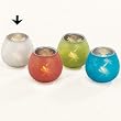 Dragonfly Flicker Votive Lantern - White (Wax or Battery Operated)