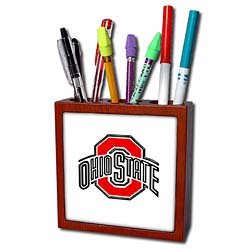 Ohio State University - Ohio State University logo - Tile Pen Holders-5 inch tile pen holder