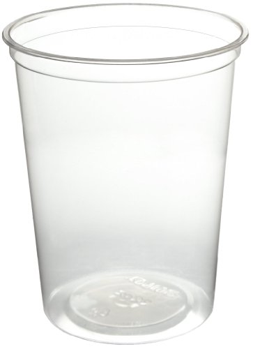 SOLO MN32X 32 Oz. Unprinted Translucent Container Plastic (500-Pack)