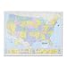American Map 714883 Deluxe Laminated United States Political Map, 50w x 38h