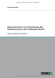 Produkt-Bild: Besonderheiten und Entwicklung des St&auml;dtetourismus am Fallbeispiel Berlin
