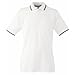 Fruit Of The Loom Mens Tipped Short Sleeve Polo Shirt