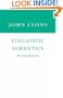 Linguistic Semantics: An Introduction (Cambridge Approaches to Linguistics)