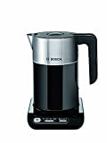 Bosch TWK8633 Styline Collection  1.5 Litre Cordless Jug Kettle, Black