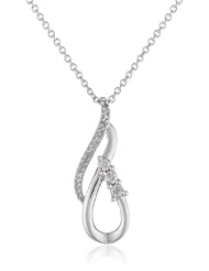 Sterling Silver Diamond Pendant Necklace (1/7 Cttw, I-J Color, I2-I3 Clarity), 18"