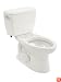 TOTO CST744SG-01 Drake 2-Piece Toilet with Elongated Bowl and Sanagloss,1.6 GPF, Cotton White