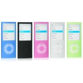 Sport Cases, Covers & Flips Cases + Neck Strap for the New Apple iPod Nano Nano-Chromatic 4th Generation 8gb 16gb (Colors: Black, Pink, Clear, Green, Red, Light Blue, Dark Blue, Purple & Yellow)